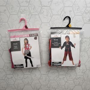 Nwt Halloween Pirate Costumes Bundle for siblings